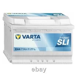 Car battery Varta E44 Silver Dynamic 77Ah 780A 12V 577400078 = FIAMM 80Ah