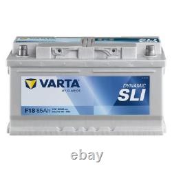 Car battery Varta F18 85Ah 800A 12V L4B +DX = 85Ah FIAMM
