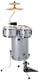 Cocktail Drum Kit Percussion Club Standing Layer Cymbal Silver Pedal