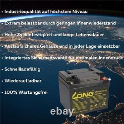 Compatible Casamobil CM5-4 Battery 2x Kung Long 12V 50Ah AGM VRLA Lead Acid