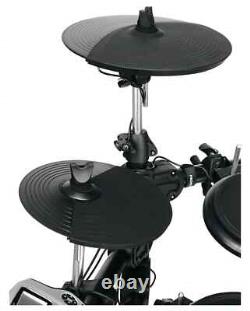 Complete Electronic Drum Set with Rack, Pedal, Module, Headphones, and Stool, 8 Pads