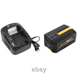 Cordless Battery Hedge Trimmer, 40 V, GT ELEC + 2 Ah Battery + Charger