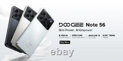 DOOGEE Note 56 Smartphone Android 16 6.56' Screen 6150mAh Battery 24GB + 64GB