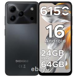 DOOGEE Note 56 Smartphone Android 16 6.56' Screen 6150mAh Battery 24GB + 64GB