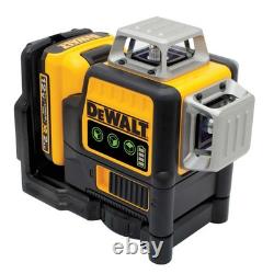 DeWalt DW089LG 12V Green Line 3 x 360 Laser Level + Charger + Battery