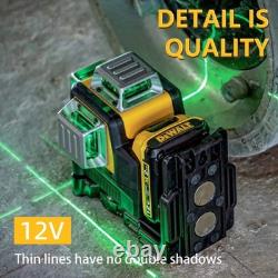 DeWalt DW089LG 12V Green Line 3 x 360 Laser Level + Charger + Battery