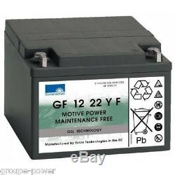 Discharge Battery Slow Exide Sonnenschein Gel Gf 120 22yf 12v 24ah