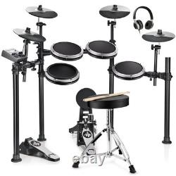 Donner DED-200X Electronic Drum Kit 31 Kits 450 Sounds 50 Demo Songs GRAY