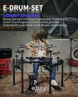 Donner DED-200X Electronic Drum Kit 31 Kits 450 Sounds 50 Demo Songs GRAY