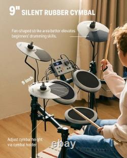 Donner DED-70 Electric Drum Kit for Beginners with Gray Pad