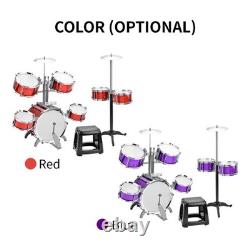 Dynamic Durable 7-Piece Drum Set for Beginners Gift