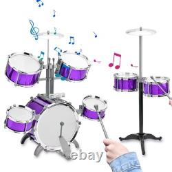 Dynamic Durable 7-Piece Drum Set for Beginners Gift