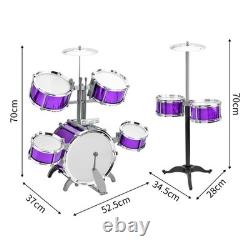 Dynamic Durable 7-Piece Drum Set for Beginners Gift