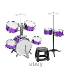 Dynamic Durable 7-Piece Drum Set for Beginners Gift