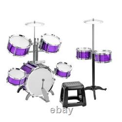 Dynamic Durable 7-Piece Drum Set for Beginners Gift