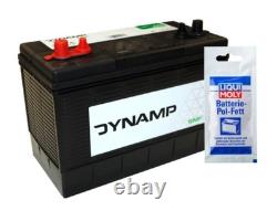 Dynamp DM31 SMF 12V 105ah Leisure Battery + Tightening Grease
