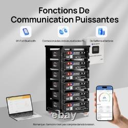 ECO-WORTHY 48V 100Ah LiFePO4 Battery Bluetooth 5.12 kWh Energy Storage
