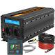 "edecoa 12v To 220v Converter 3000w 6000w Inverter With Lcd And 2 Usb Ports"