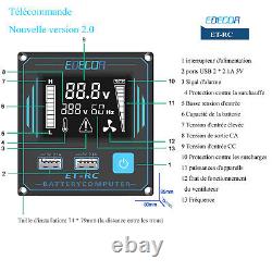 EDECOA Converter 12V 220V 230V Inverter 3000W with Remote Control