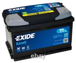 EXIDE Car Battery 71Ah/670A