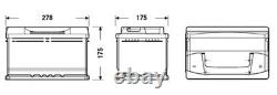 EXIDE Car Battery 71Ah/670A