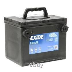 EXIDE EB558 EXCELL Starter Battery 12V 55Ah 620A EN for DODGE AVENGER