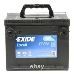 EXIDE EB558 EXCELL Starter Battery 12V 55Ah 620A EN for DODGE AVENGER