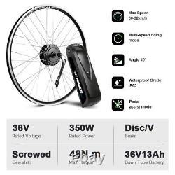 Ebike Conversion Kit Electric Bike 28'' 36V350W and Hailong Battery 36V13Ah