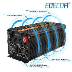 Edecoa Pure Sinus Converter 24v 220v 1500with3000w Transformer LCD Transformer