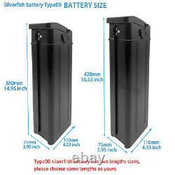 Electric bike battery L380mm 36V 48V for COLORWAY BK6 Hitway BK3 BK5 BK6