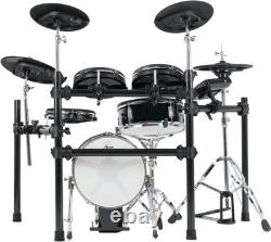 Electronic Drum Kit 9 Mesh Pads 720 Sounds USB MIDI + Stool Speaker