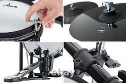 Electronic Drum Kit 9 Mesh Pads 720 Sounds USB MIDI with Stool and Headphones