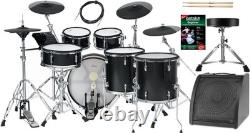 Electronic Drum Kit 9 Wooden Pads LIVE Set USB MIDI 720 Percussion Sounds