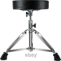 Electronic Drum Kit Mesh Pads Set MIDI USB Module Stool Headphones