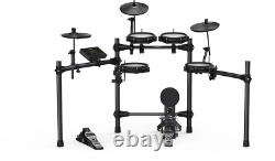 Electronic Drum Set 5 Mesh Toms 3 Cymbals Nux Dm-210