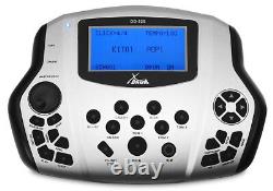 Electronic Percussion Drum Set E-Drum Kit Sound Module Pedal Black Rack