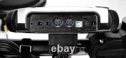 Electronic Percussion Drum Set E-Drum Kit Sound Module Pedal Black Rack
