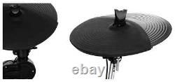 Electronic Percussion Drum Set E-Drum Kit Stool Headphones Sticks