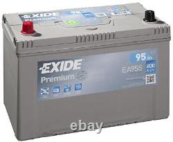 Exide EA955 12v 95ah 800A 306x173x222mm varta G8 Battery
