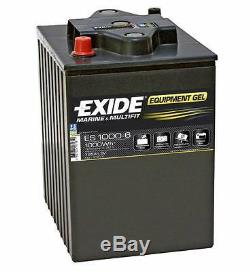 Exide Gel Battery Equipment Es1000-6 6v 195ah 900a 244x190x275mm