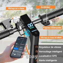 Foldable Electric Scooter 350W Battery 10.4Ah Range 25km Adult Black