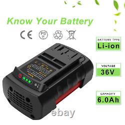 For Bosch 36V BAT810 BAT836 BAT837 BAT840 GSA GSR GSB GKS 36 V-Li 6Ah Battery