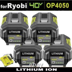 For Ryobi 36V Battery 6.0AH/8.0Ah BPL3650D BPL3640D OP4015 OP4050 BPL3626D2 FR
