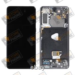 Full Screen Without Battery Samsung Galaxy S21+ 5G SM-G996 (Without Cam) Phantom Black