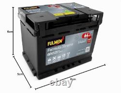 Fulmen 64Ah 640A 12V Formula Xtreme FA640 Car Battery