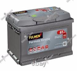 Fulmen FA612 Car Starter Battery 12v 60ah 600A 242x175x175mm D21 VARTA