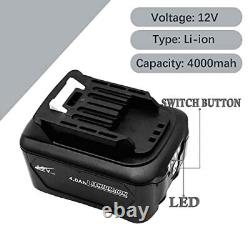 GOLEMON 12V 2X 4.0Ah BL1041B Battery + Charger DC10WD DC10SB for BL1016 BL10