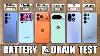 Galaxy S26 Ultra Vs Iphone 17 Pro Max Xiaomi 17 Pro Max Oneplus 15 Battery Drain Test