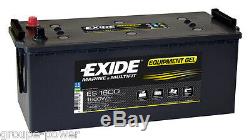 Gel Exide Battery 12v 140ah Es1600 Slow Discharge Camper, Boat, Solar