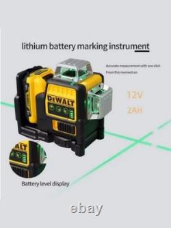 Genuine DeWalt DW089LG certified laser level 12V 360-degree visibility battery FR